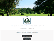Tablet Screenshot of conleyresort.com